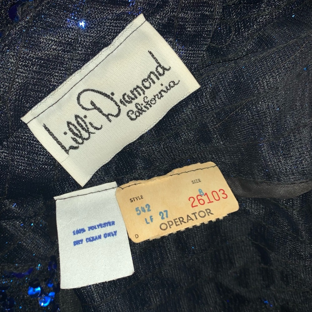 v i n t a g e :: Glamorous Lilli Diamond Surplice Sequin Maxi Dress - Picture 11 of 15